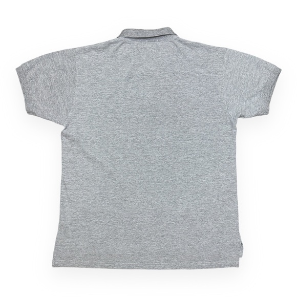 J.CREW USA Made Cotton Pique Polo Knit Shirt Mens XL (Tag M) Grey VTG 80s 90s - Picture 3 of 7